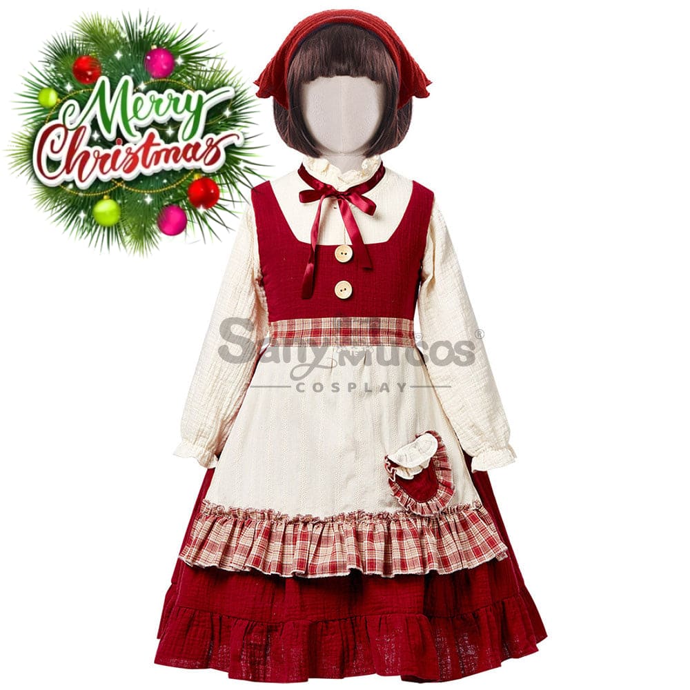 【In Stock】Christmas/Halloween Cosplay Lolita Red Riding Hood Costume Kid Size Costumes