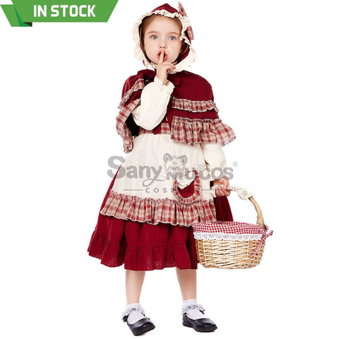 【In Stock】Christmas/Halloween Cosplay Lolita Red Riding Hood Costume Kid Size Costumes