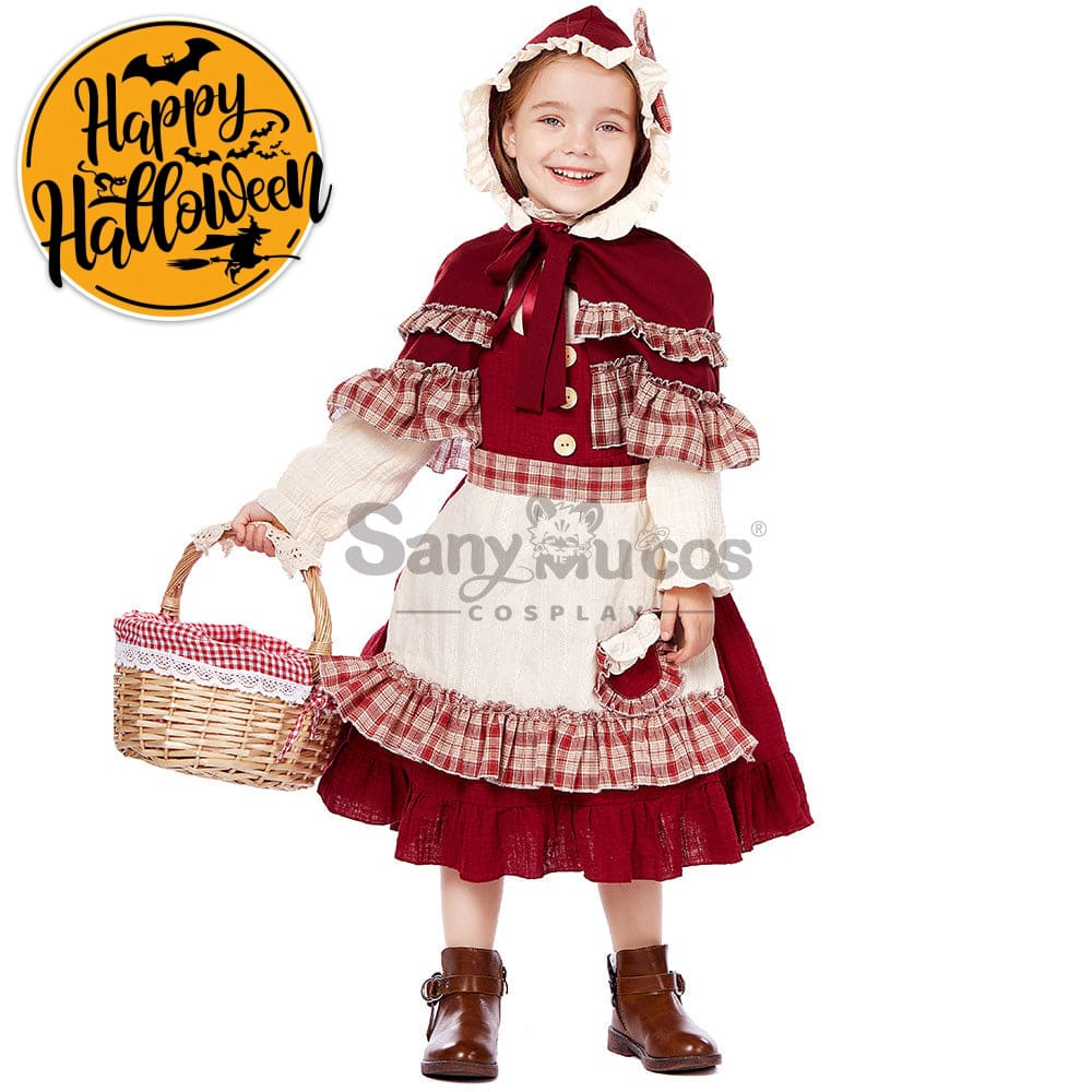 【In Stock】Christmas/Halloween Cosplay Lolita Red Riding Hood Costume Kid Size Costumes