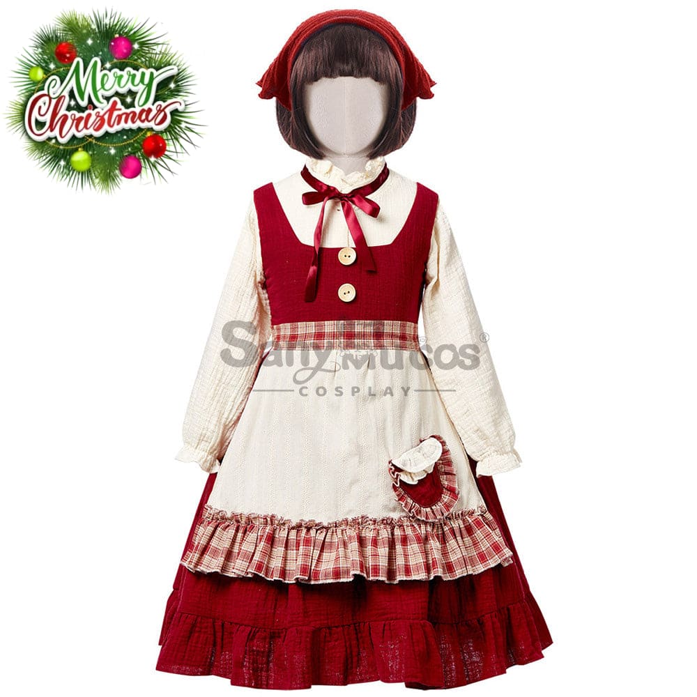 【In Stock】Christmas/Halloween Cosplay Lolita Red Riding Hood Costume Kid Size Costumes