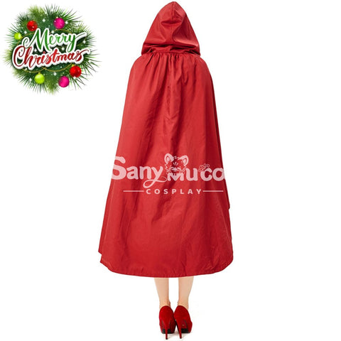 【In Stock】Christmas/Halloween Cosplay Maid Red Riding Hood Costume Adult Size Costumes