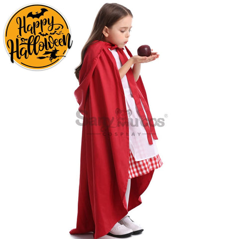 【In Stock】Christmas/Halloween Cosplay Maid Red Riding Hood Costume Kid Size Costumes