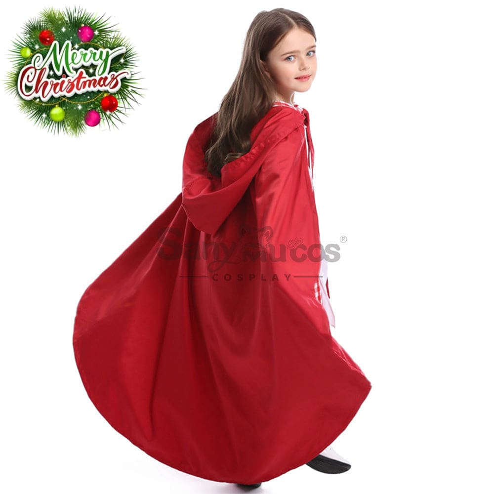 【In Stock】Christmas/Halloween Cosplay Maid Red Riding Hood Costume Kid Size Costumes