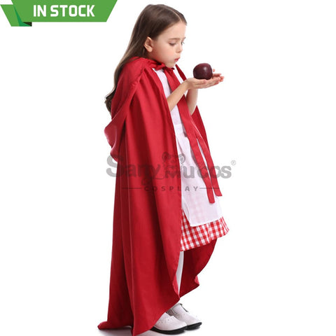 【In Stock】Christmas/Halloween Cosplay Maid Red Riding Hood Costume Kid Size Costumes