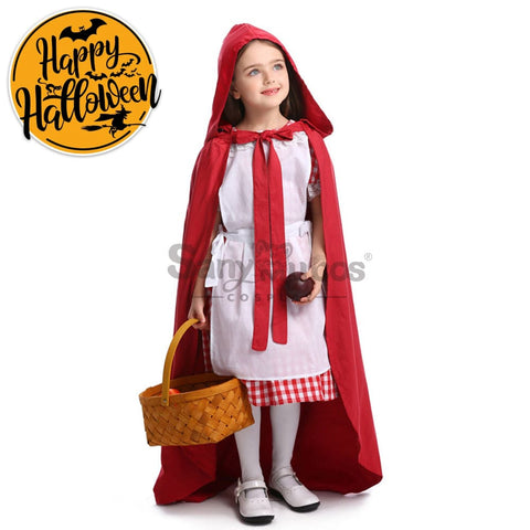 【In Stock】Christmas/Halloween Cosplay Maid Red Riding Hood Costume Kid Size Costumes