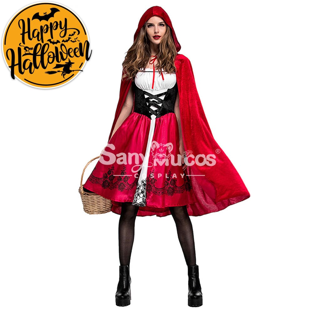 【In Stock】Christmas/Halloween Cosplay Red Riding Hood Costume Adult Size Costumes