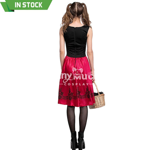 【In Stock】Christmas/Halloween Cosplay Red Riding Hood Costume Adult Size Costumes