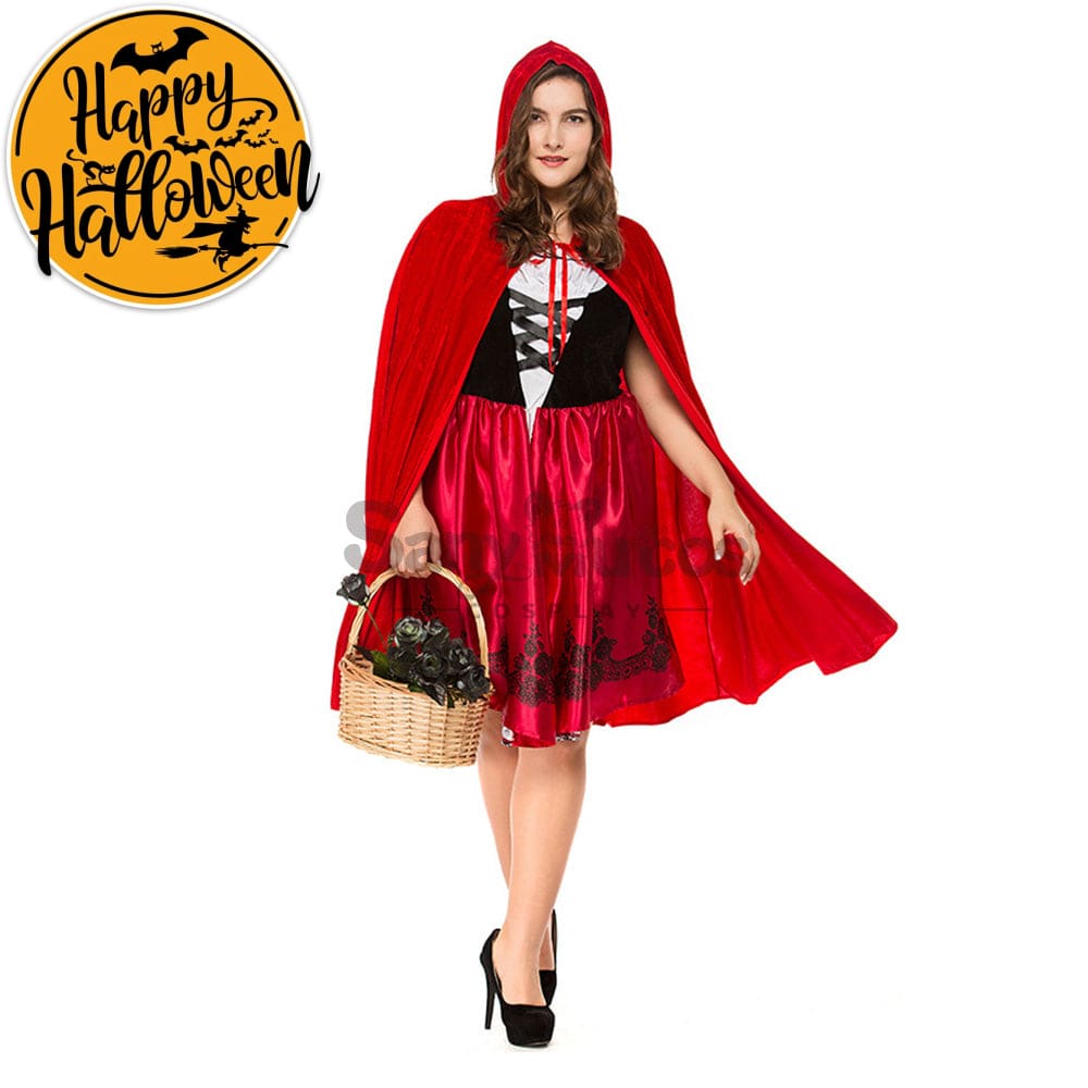 【In Stock】Christmas/Halloween Cosplay Red Riding Hood Costume Plus Size Costumes