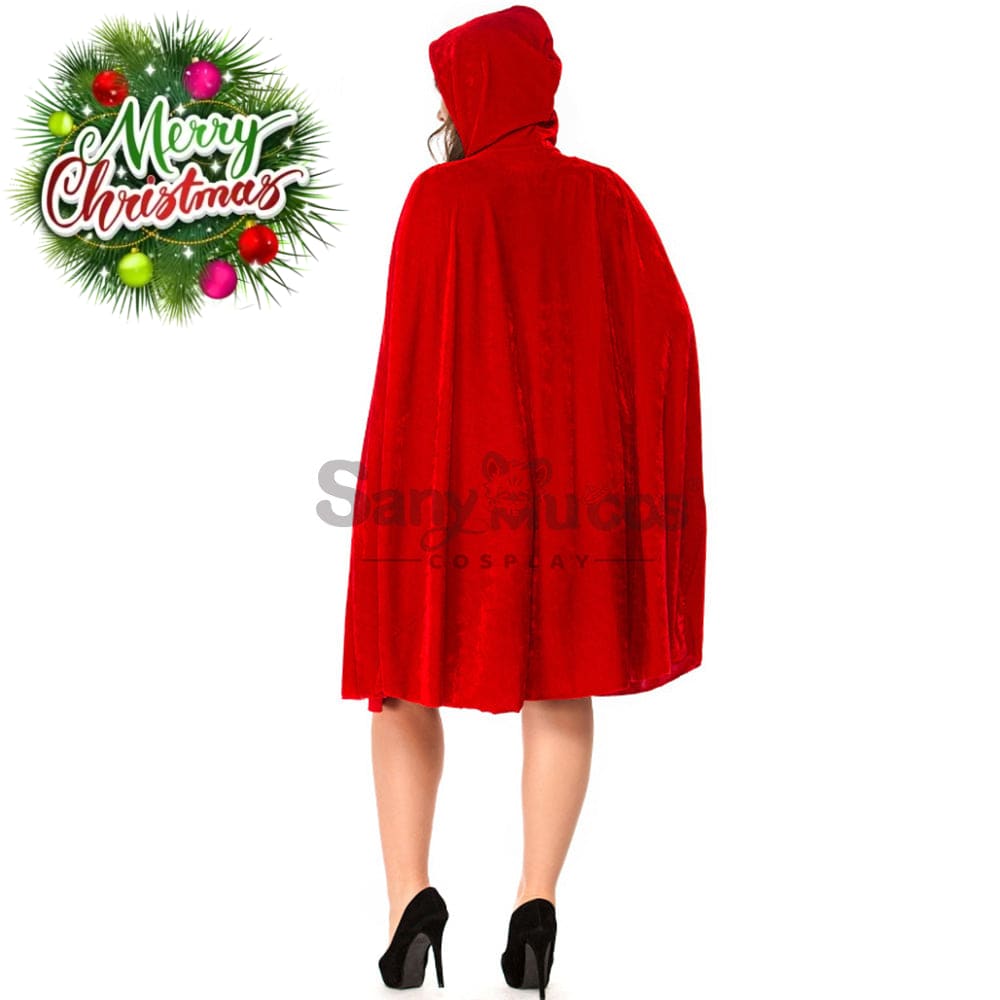 【In Stock】Christmas/Halloween Cosplay Red Riding Hood Costume Plus Size Costumes