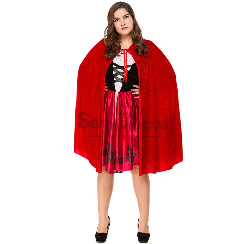 【In Stock】Christmas/Halloween Cosplay Red Riding Hood Costume Plus Size Costumes