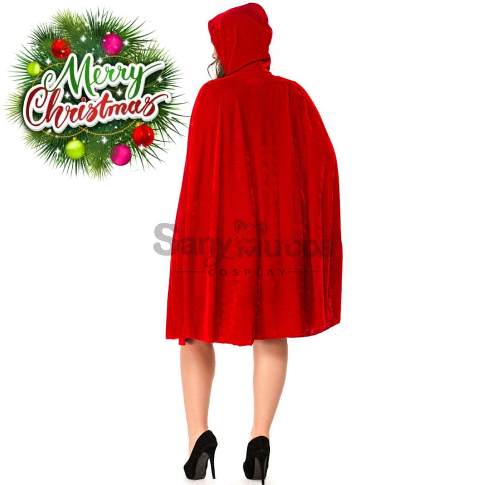 【In Stock】Christmas/Halloween Cosplay Red Riding Hood Costume Plus Size Costumes