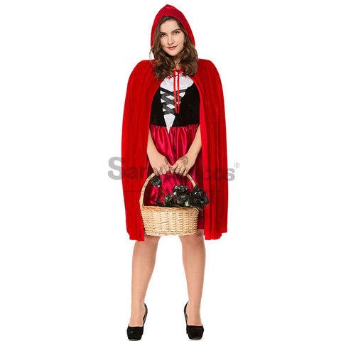 【In Stock】Christmas/Halloween Cosplay Red Riding Hood Costume Plus Size Costumes