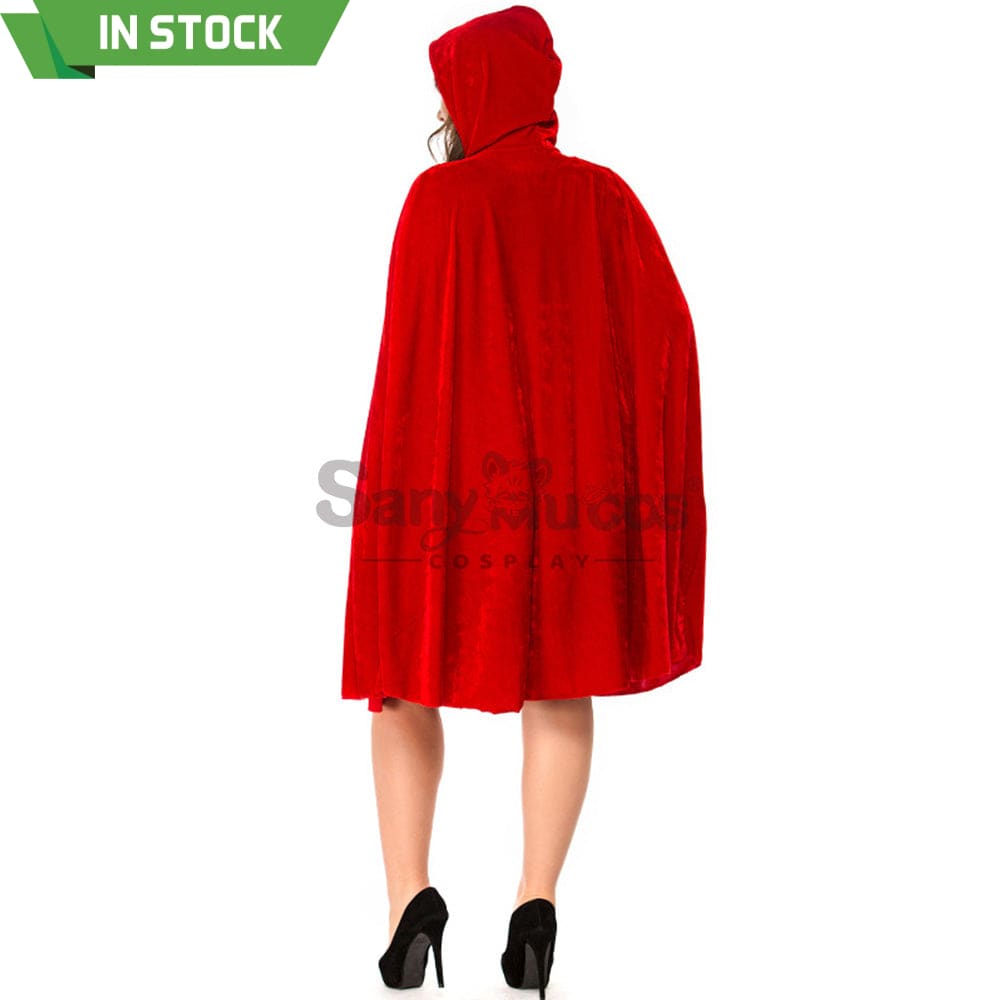 【In Stock】Christmas/Halloween Cosplay Red Riding Hood Costume Plus Size Costumes