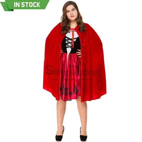 【In Stock】Christmas/Halloween Cosplay Red Riding Hood Costume Plus Size Costumes