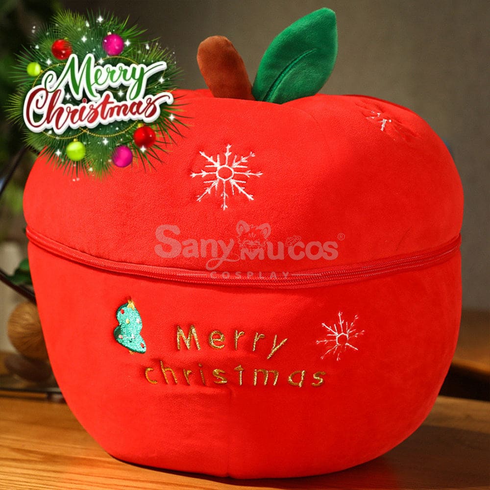 【In Stock】Christmas Holiday Doll Santa Claus Christmas Elk Large Peace Fruit Storage Bag Apple