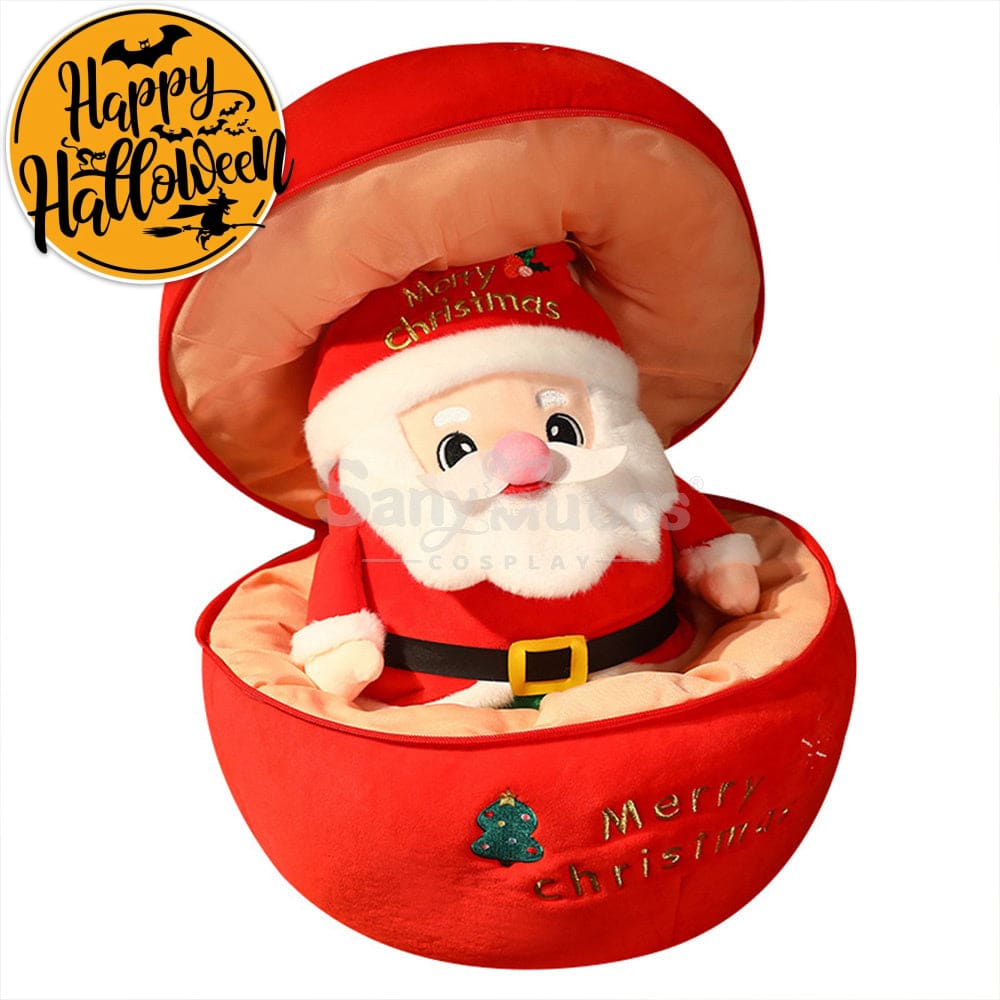 【In Stock】Christmas Holiday Doll Santa Claus Christmas Elk Large Peace Fruit Storage Bag