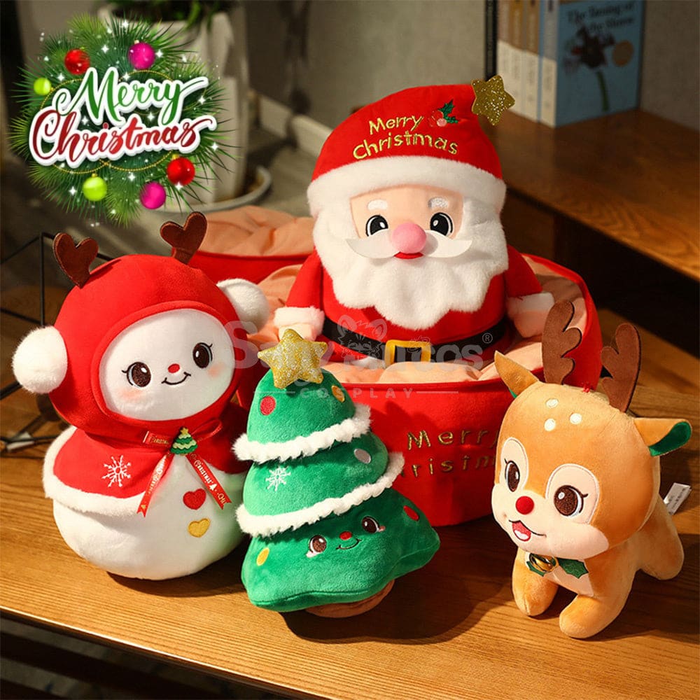 【In Stock】Christmas Holiday Doll Santa Claus Christmas Elk Large Peace Fruit Storage Bag