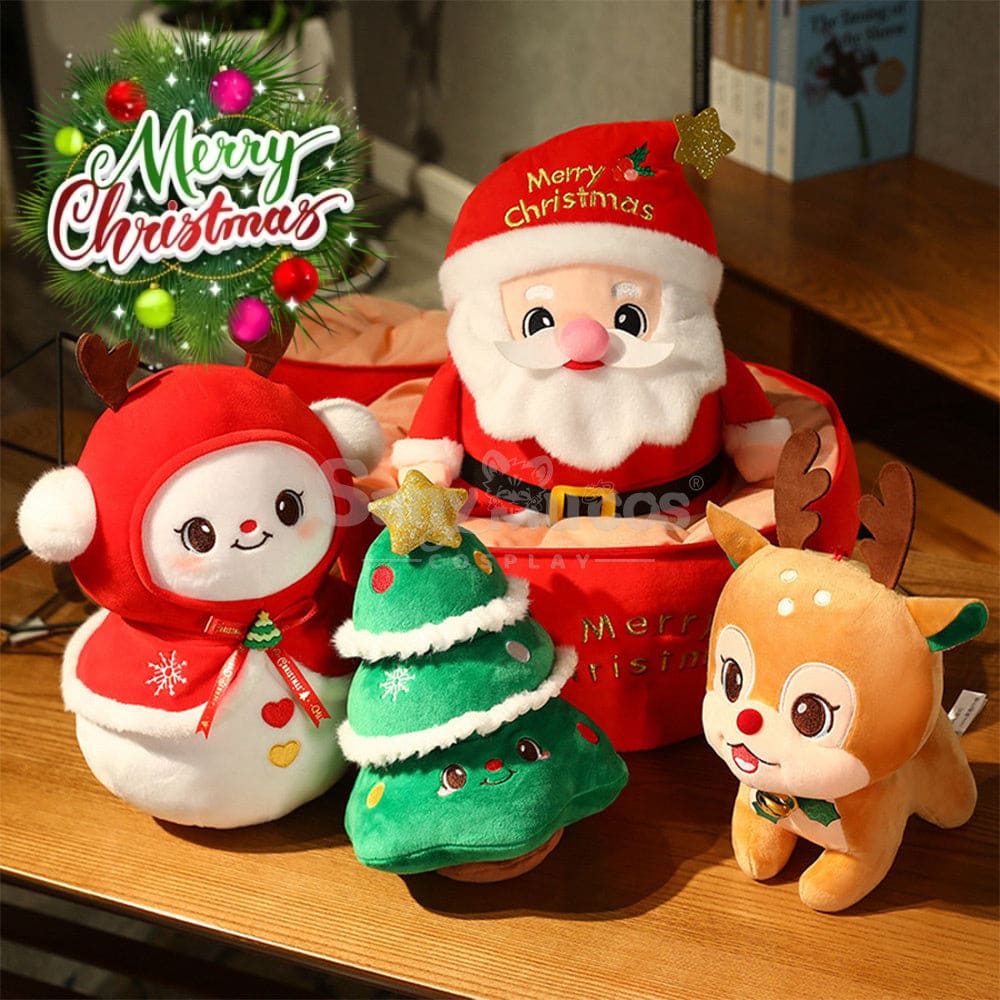 【In Stock】Christmas Holiday Doll Santa Claus Christmas Elk Large Peace Fruit Storage Bag