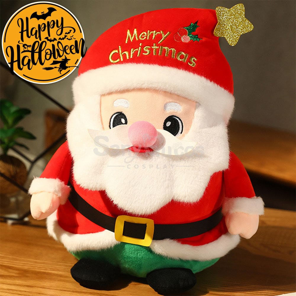 【In Stock】Christmas Holiday Doll Santa Claus Christmas Elk Large Peace Fruit Storage Bag / S