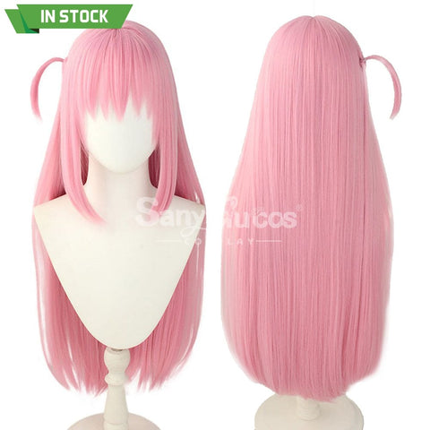 【In Stock】Comics Bocchi The Rock Cosplay Gotoh Hitori Pink Long Wig Wigs