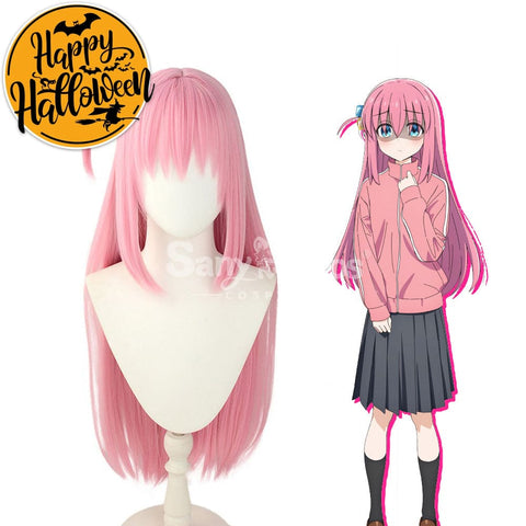 【In Stock】Comics Bocchi The Rock Cosplay Gotoh Hitori Pink Long Wig Wigs