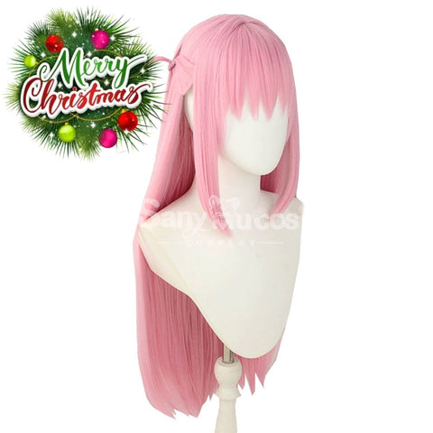 【In Stock】Comics Bocchi The Rock Cosplay Gotoh Hitori Pink Long Wig Wigs