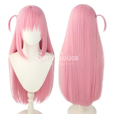 【In Stock】Comics Bocchi The Rock Cosplay Gotoh Hitori Pink Long Wig Wigs