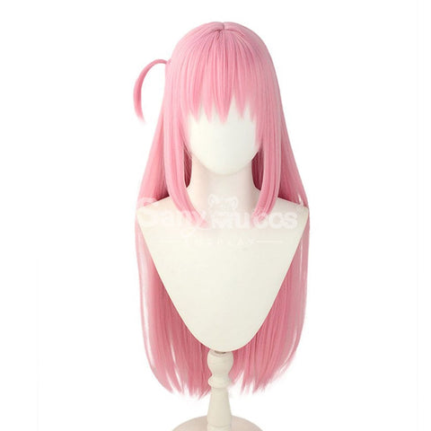 【In Stock】Comics Bocchi The Rock Cosplay Gotoh Hitori Pink Long Wig Wigs