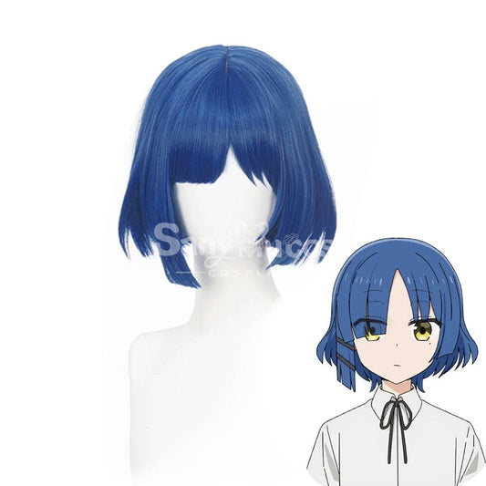 【In Stock】Comics Bocchi The Rock Cosplay Yamada Ryo Blue Short Wig Wigs 1000