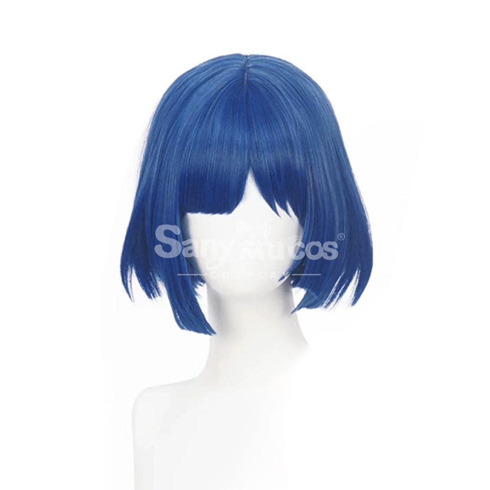 【In Stock】Comics Bocchi The Rock Cosplay Yamada Ryo Blue Short Wig Wigs