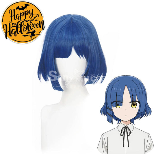 【In Stock】Comics Bocchi The Rock Cosplay Yamada Ryo Blue Short Wig Wigs 1000