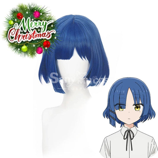 【In Stock】Comics Bocchi The Rock Cosplay Yamada Ryo Blue Short Wig Wigs 1000