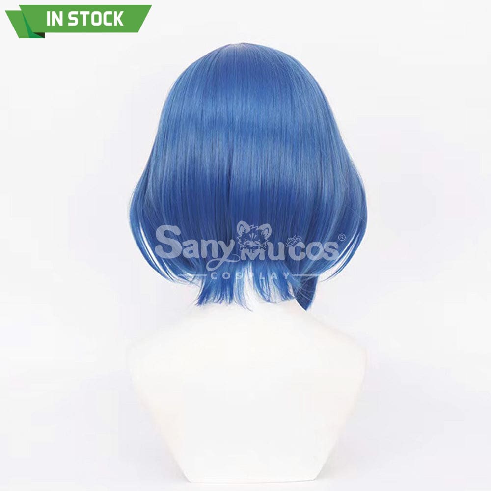 【In Stock】Comics Bocchi The Rock Cosplay Yamada Ryo Blue Short Wig Wigs