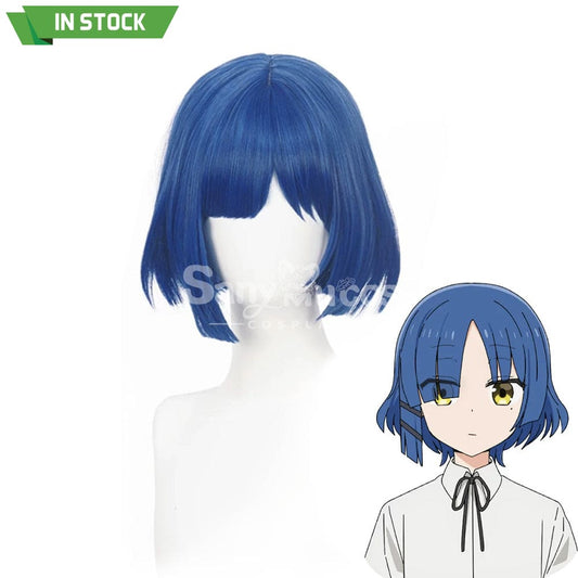 【In Stock】Comics Bocchi The Rock Cosplay Yamada Ryo Blue Short Wig Wigs 1000