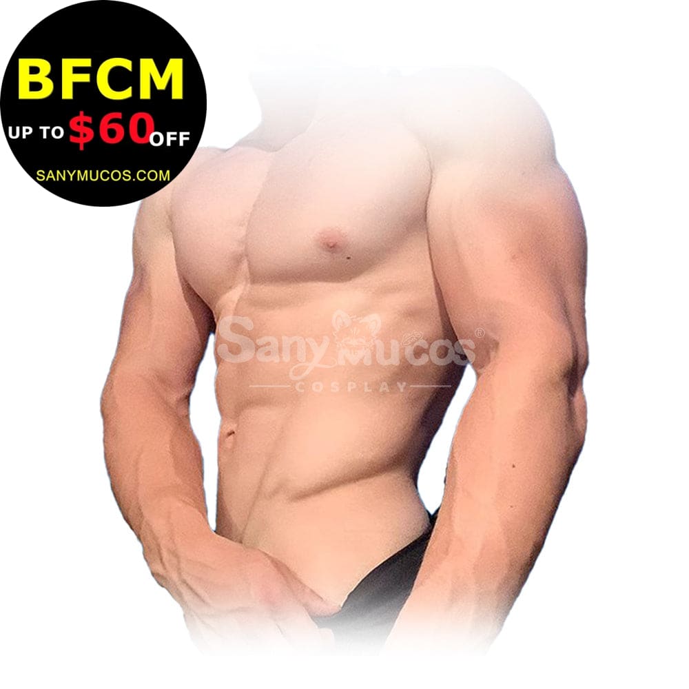 【In Stock】Cosplay Costume Fake Muscle Suit Sleeves Kirin Arm Skin Color Ivory White / Bronze / Chocolate Black Cosplay