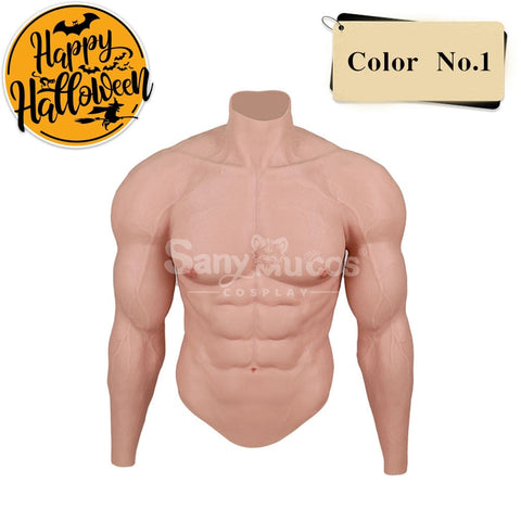 【In Stock】Cosplay Costume Fake Muscle Suit Sleeves Kirin Arm Skin Color Ivory White / Bronze / Chocolate Black Ivory