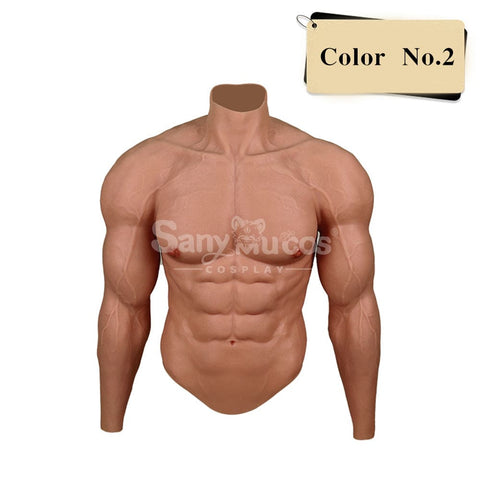 【In Stock】Cosplay Costume Fake Muscle Suit Sleeves Kirin Arm Skin Color Ivory White / Bronze / Chocolate Black Bronze