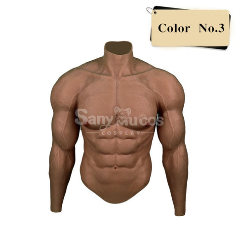 【In Stock】Cosplay Costume Fake Muscle Suit Sleeves Kirin Arm Skin Color Ivory White / Bronze / Chocolate Black