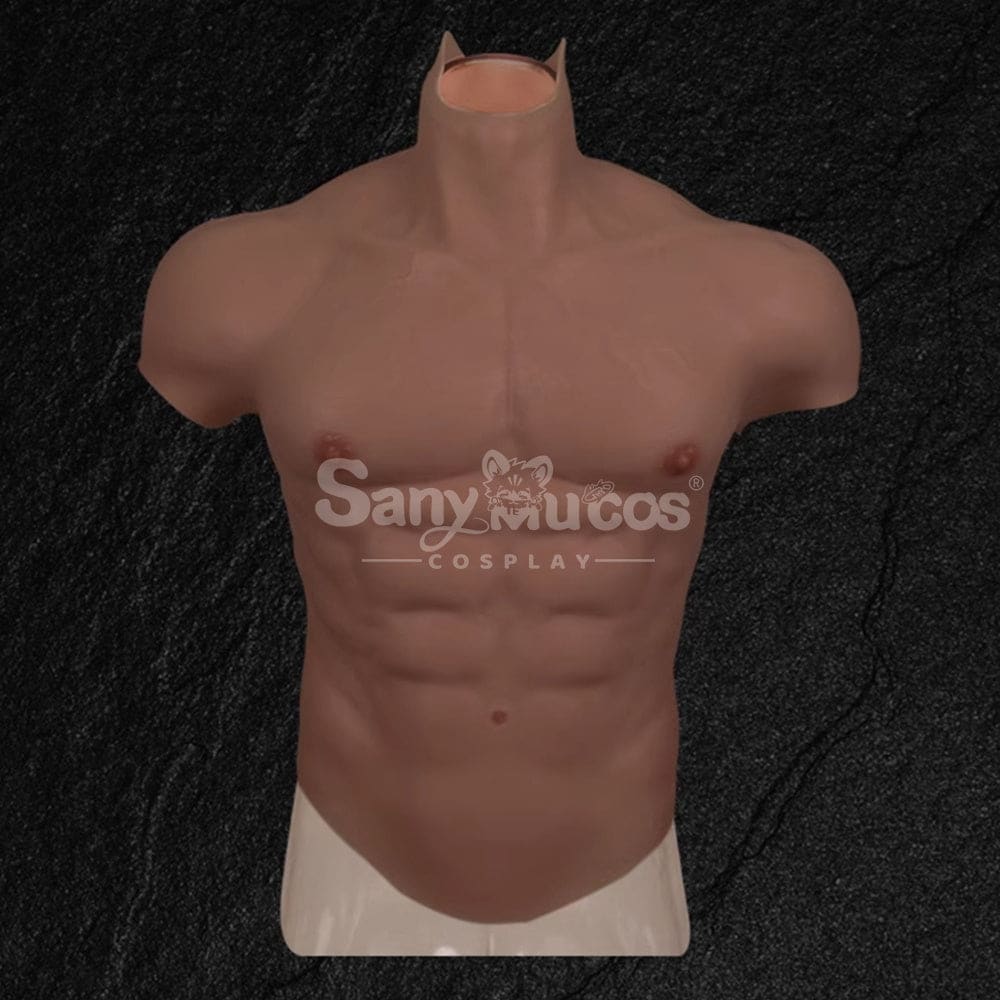 【In Stock】Cosplay Fake Muscle Suit Sleeveless Skin Color Ivory White / Bronze / Chocolate Black Sleeveless / Chocolate