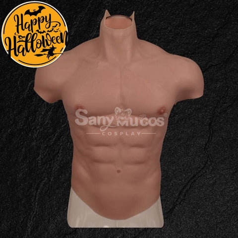 【In Stock】Cosplay Fake Muscle Suit Sleeveless Skin Color Ivory White / Bronze / Chocolate Black Sleeveless / Bronze Ver