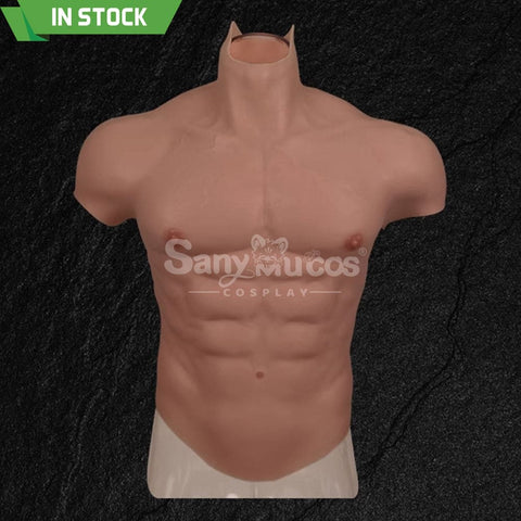 【In Stock】Cosplay Fake Muscle Suit Sleeveless Skin Color Ivory White / Bronze / Chocolate Black Sleeveless / Bronze Ver