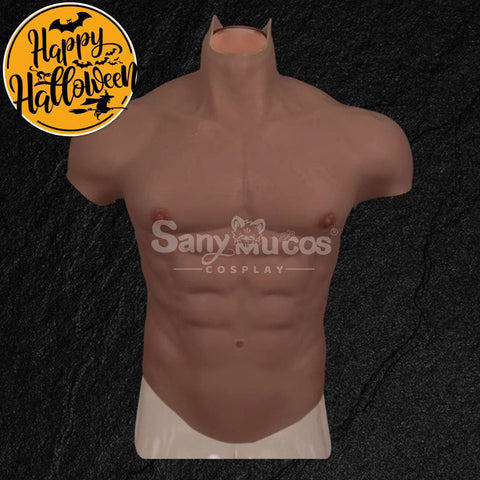 【In Stock】Cosplay Fake Muscle Suit Sleeveless Skin Color Ivory White / Bronze / Chocolate Black Sleeveless / Chocolate
