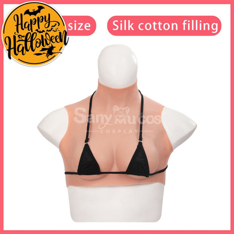 【In Stock】Cosplay Prop Fake breasts Suit Sleeveless Skin Color Ivory White / Bronze / Chocolate Black Cosplay Costumes