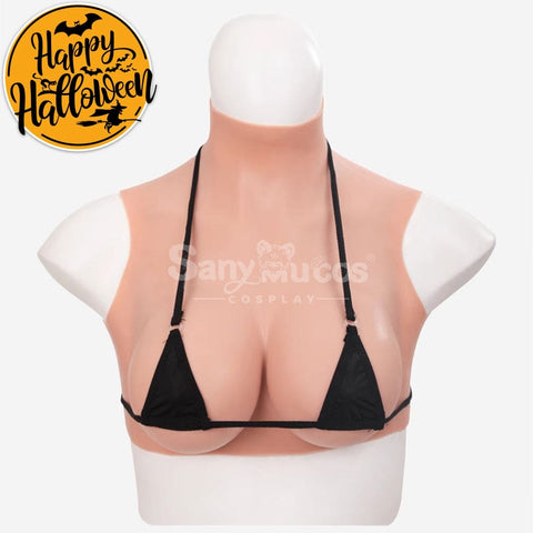【In Stock】Cosplay Prop Fake breasts Suit Sleeveless Skin Color Ivory White / Bronze / Chocolate Black Cosplay Costumes
