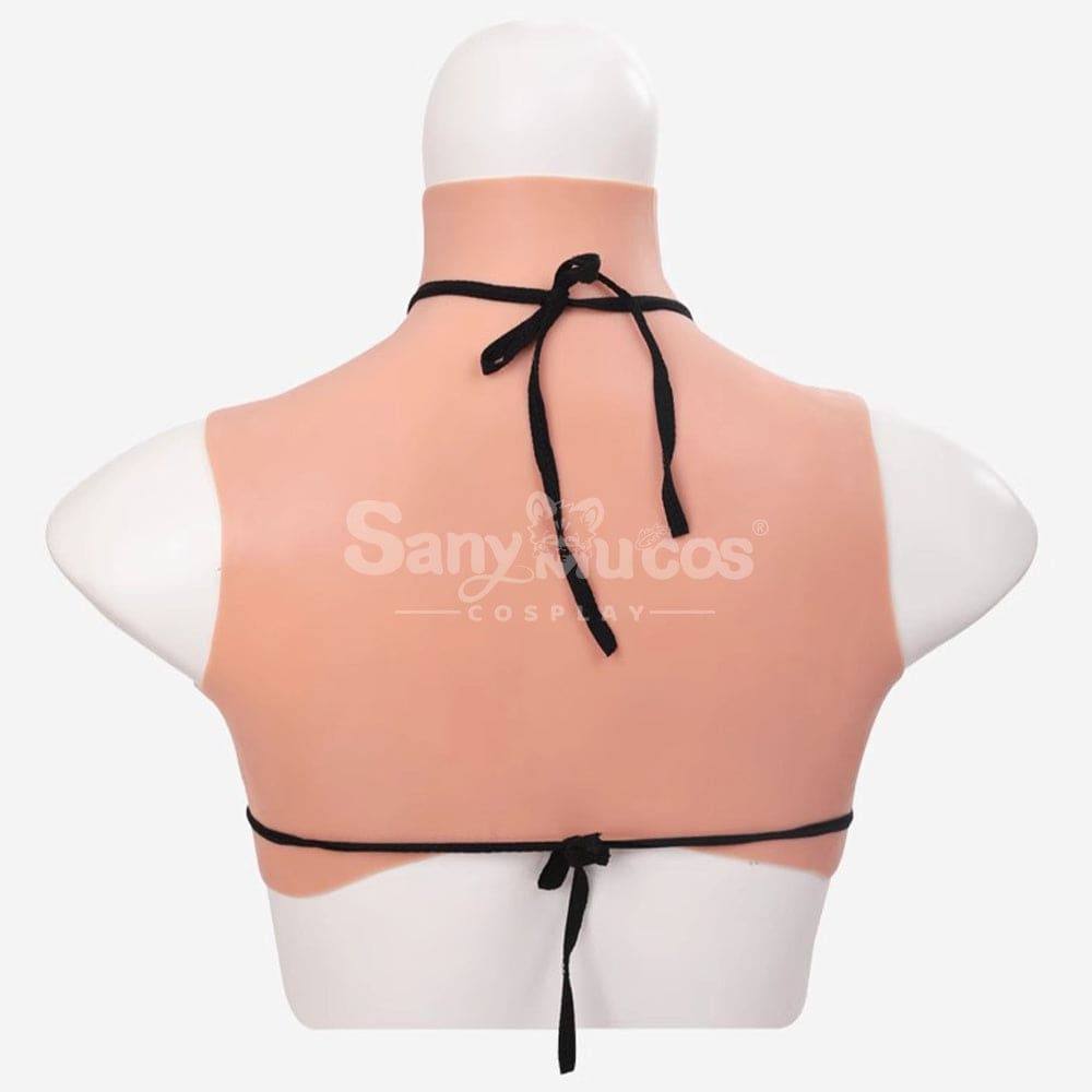 【In Stock】Cosplay Prop Fake breasts Suit Sleeveless Skin Color Ivory White / Bronze / Chocolate Black Cosplay Costumes