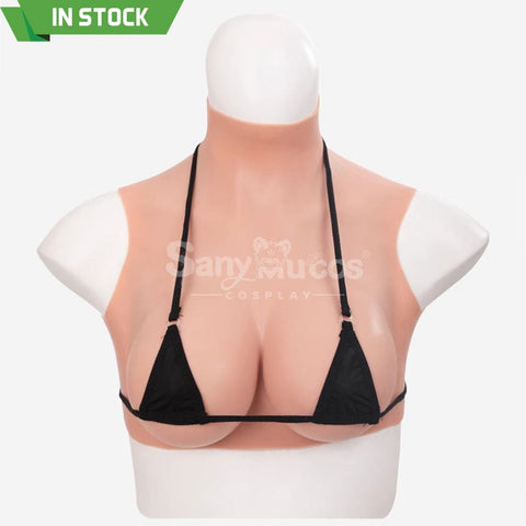 【In Stock】Cosplay Prop Fake breasts Suit Sleeveless Skin Color Ivory White / Bronze / Chocolate Black Cosplay Costumes