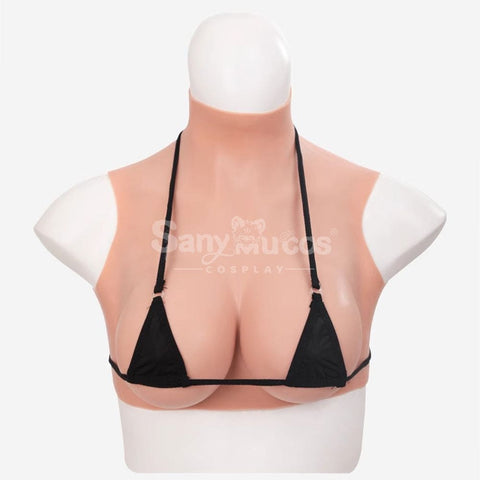 【In Stock】Cosplay Prop Fake breasts Suit Sleeveless Skin Color Ivory White / Bronze / Chocolate Black Cosplay Costumes