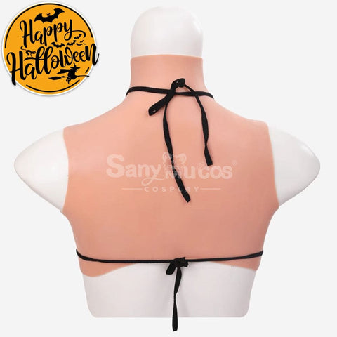 【In Stock】Cosplay Prop Fake breasts Suit Sleeveless Skin Color Ivory White / Bronze / Chocolate Black Cosplay Costumes