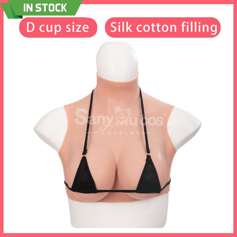 【In Stock】Cosplay Prop Fake breasts Suit Sleeveless Skin Color Ivory White / Bronze / Chocolate Black Cosplay Costumes