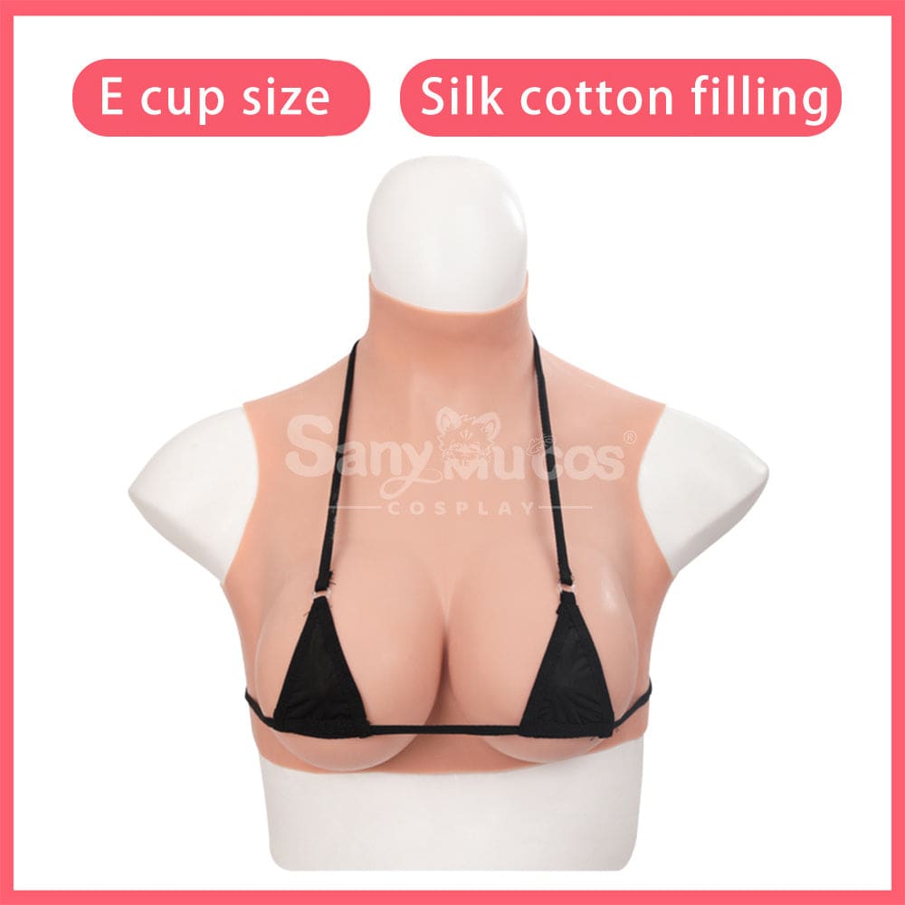 【In Stock】Cosplay Prop Fake breasts Suit Sleeveless Skin Color Ivory White / Bronze / Chocolate Black Cosplay Costumes